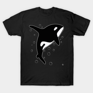 Orca Killer Whale Sea Panda T-Shirt